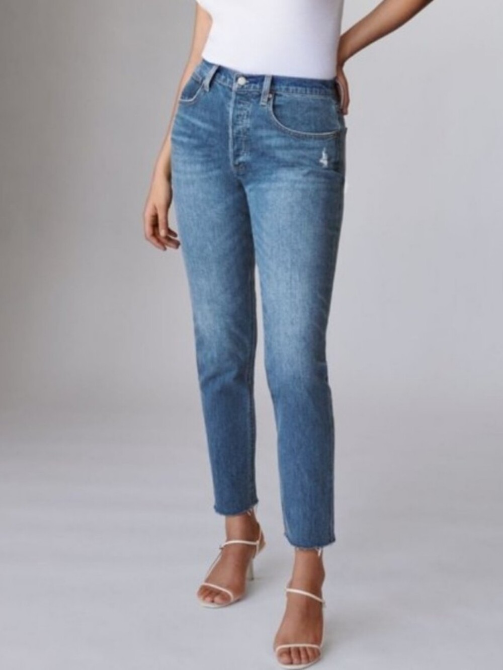 Denim Forum The Yoko High Rise Slim Jeans